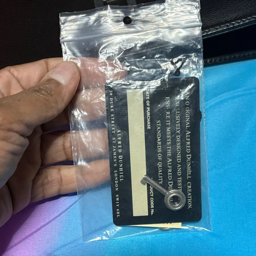 Dunhill Black Leather Clutch